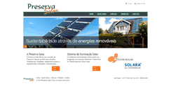 Desktop Screenshot of preservasolar.com.br